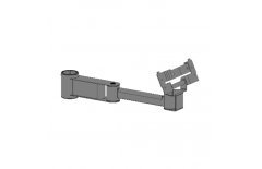 Mount for monitors, length 200+150 mm