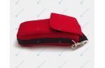 Universal carrying case for credit card terminals, Arctic Red